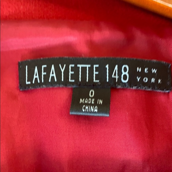 Lafayette 148 Red wool Swing Jacket - Picture 2 of 12